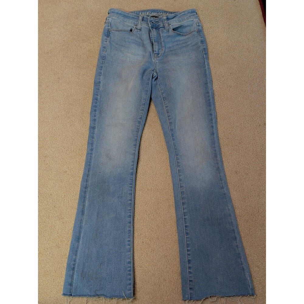 American Eagle Outfitters Skinny High Rise Medium Wash Stretch Jeans Women’s 2